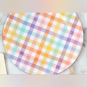 Easter plaid Charger Plate